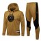 PSG x JORDAN Soccer Training Suit Sweatshirt + Pants Hoodie Gold Mens 2021/22